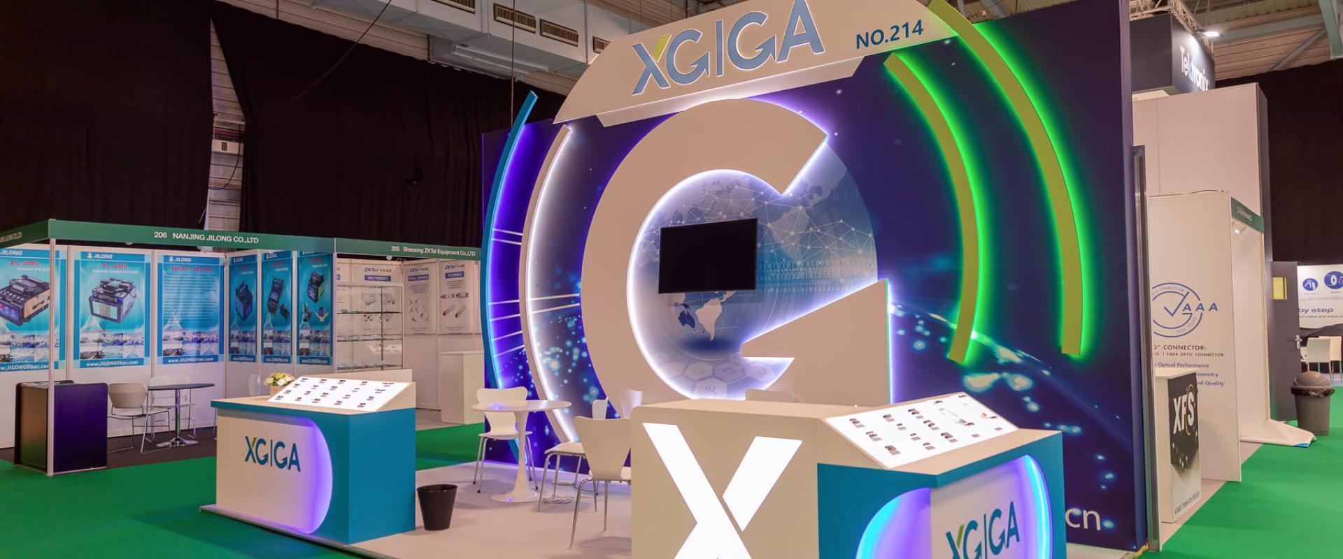 Custom led lit stand for XG GA